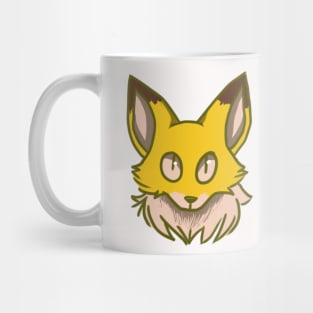 Fox Face (Yellow) Mug